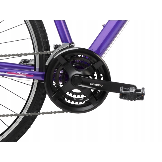 Rower ROMET ORKAN 2 D fioletowo-biały 20 L