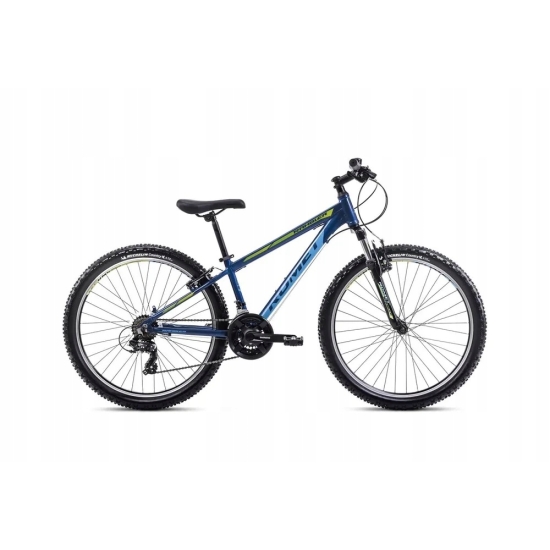 Rower ROMET RAMBLER R6.1 ciemno-niebiesko-limonkowy 14 S