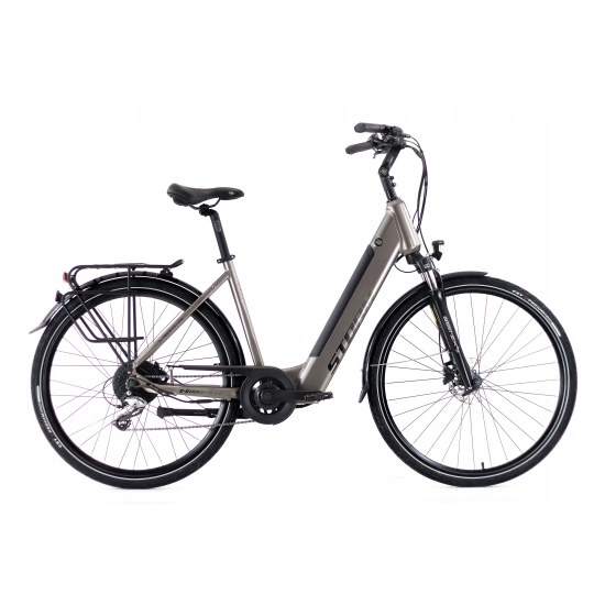 Rower elektryczny STORM E-DIAMOND DEEP 2.0 LADY złoty grafit 17