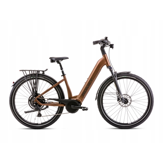 Rower elektryczny ROMET e-MODECO URB 2.0 725WH brązowo-czarny 17 M