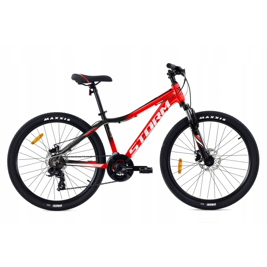 Rower STORM RACER 26 2D czerwony/czarny 15